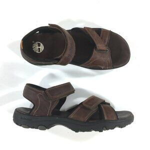 Timberland Hiking Sport Sandals Mens Size 10 M Brown Leather 38526